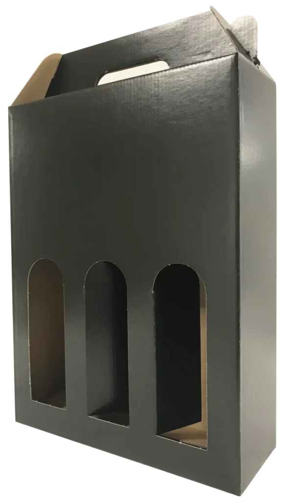 Sort vinæske – 3 flasker